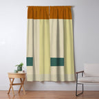Overlay of colors minimal design 04 Window Curtain Gallery Image 5