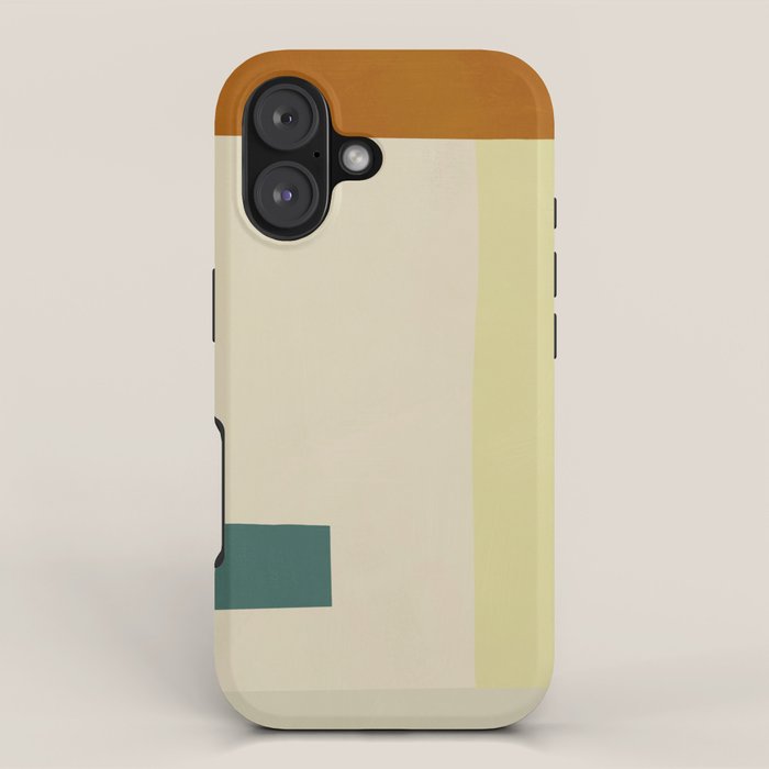 Overlay of colors minimal design 04 iPhone Case Gallery Image 1