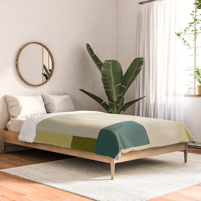 Overlay of colors minimal design 04 Comforter Gallery Image 2