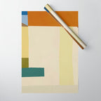 Overlay of colors minimal design 04 Wrapping Paper Gallery Image 1