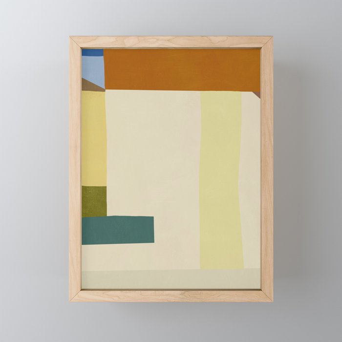 Overlay of colors minimal design 04 Mini Art Print Gallery Image 1