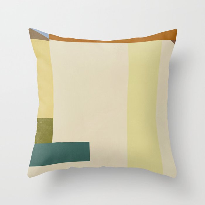 Overlay of colors minimal design 04 Throw Pillow Gallery Image 6