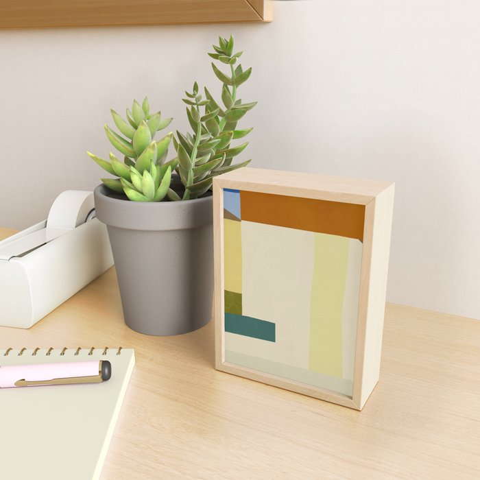 Overlay of colors minimal design 04 Mini Art Print Gallery Image 2