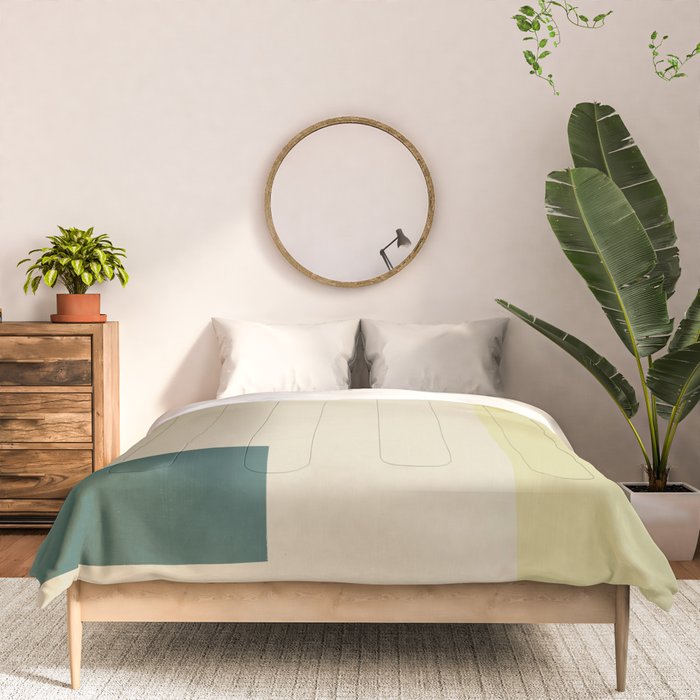 Overlay of colors minimal design 04 Comforter Gallery Image 3