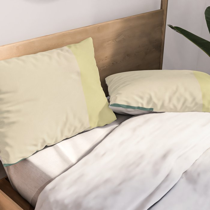 Overlay of colors minimal design 04 Pillow Sham Gallery Image 2