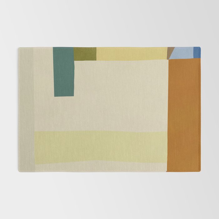 Overlay of colors minimal design 04 Rug Gallery Image 2