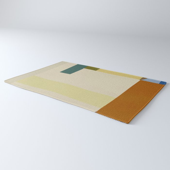 Overlay of colors minimal design 04 Rug Gallery Image 3