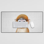 Baby Monkey - Colorful Desk Mat Gallery Image 1