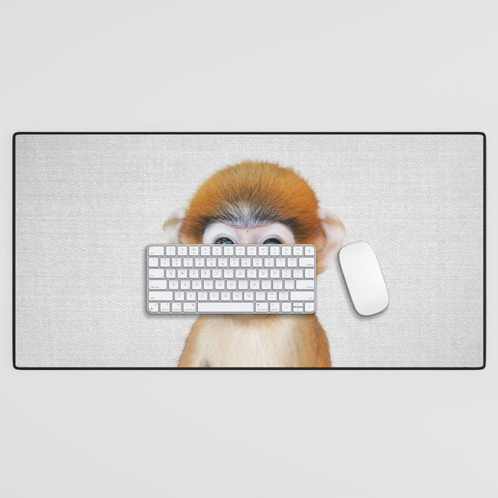 Baby Monkey - Colorful Desk Mat Gallery Image 1