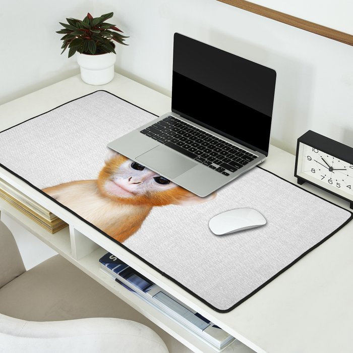 Baby Monkey - Colorful Desk Mat Gallery Image 2