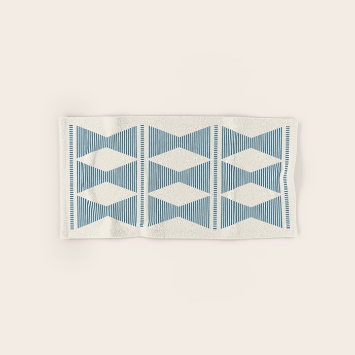 Southwestern Boho - Blue Bath Towel Gallery Image 1