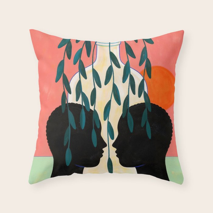 Unbottle Throw Pillow Gallery Image 1