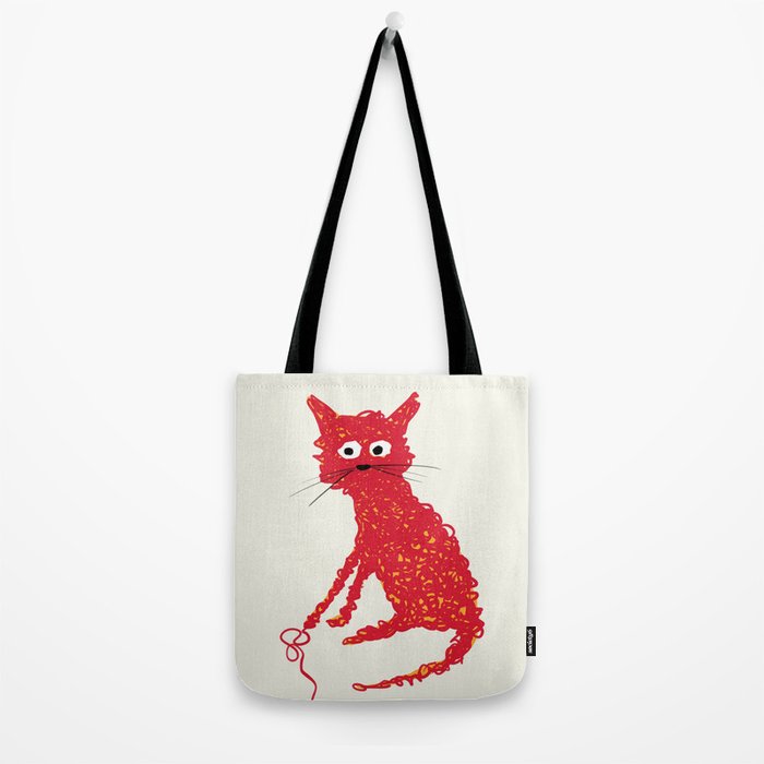 Alfred cat Tote Bag Gallery Image 2