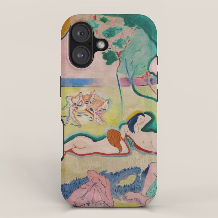 Henri Matisse - Le bonheur de vivre (The Joy of Life) iPhone Case Gallery Image 1
