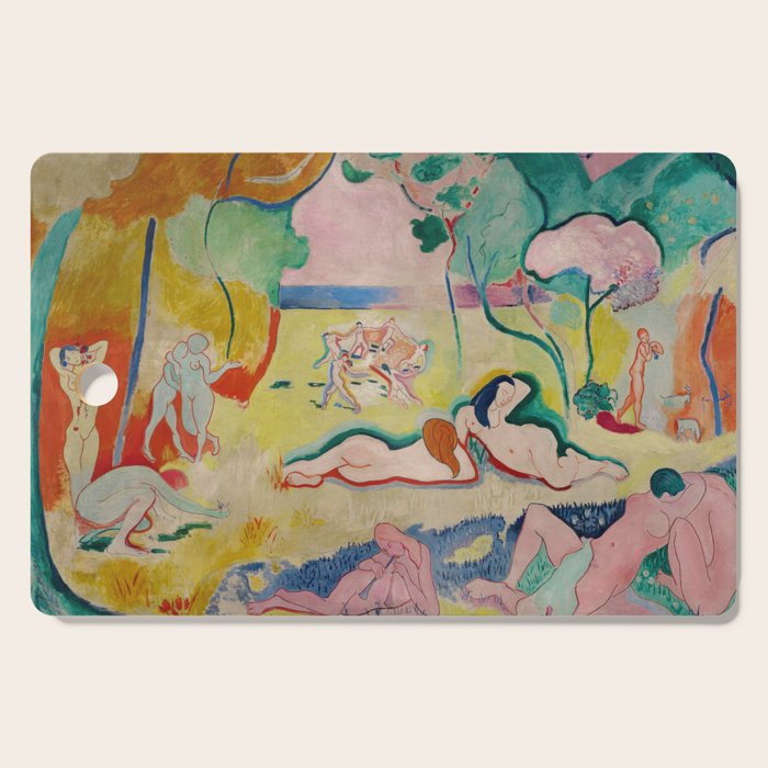 Henri Matisse - Le bonheur de vivre (The Joy of Life) Cutting Board Gallery Image 1