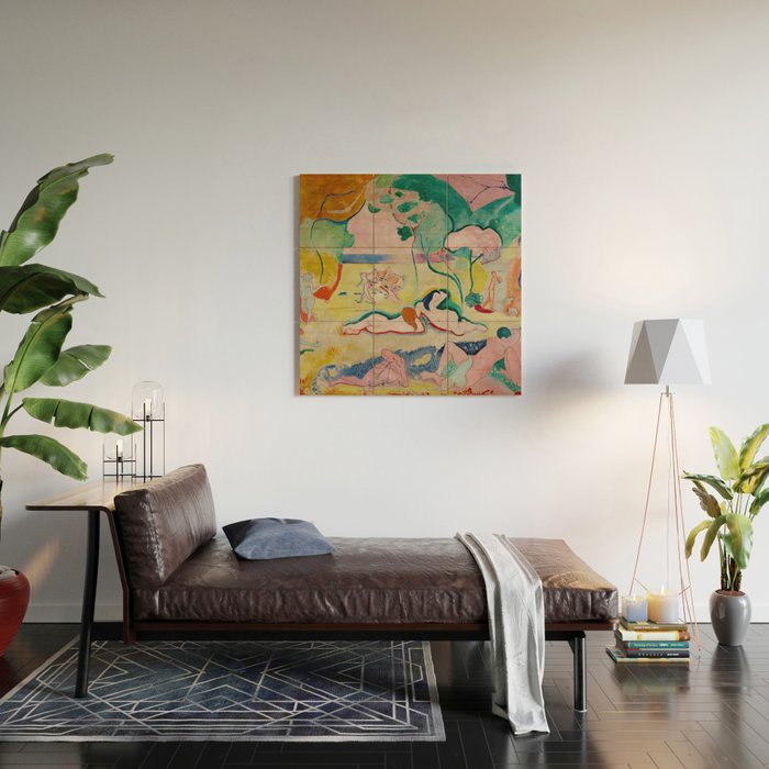Henri Matisse - Le bonheur de vivre (The Joy of Life) Wood Wall Art Gallery Image 2