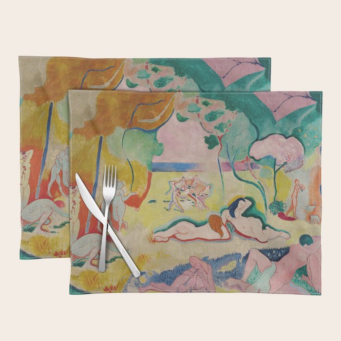Henri Matisse - Le bonheur de vivre (The Joy of Life) Placemat Gallery Image 1