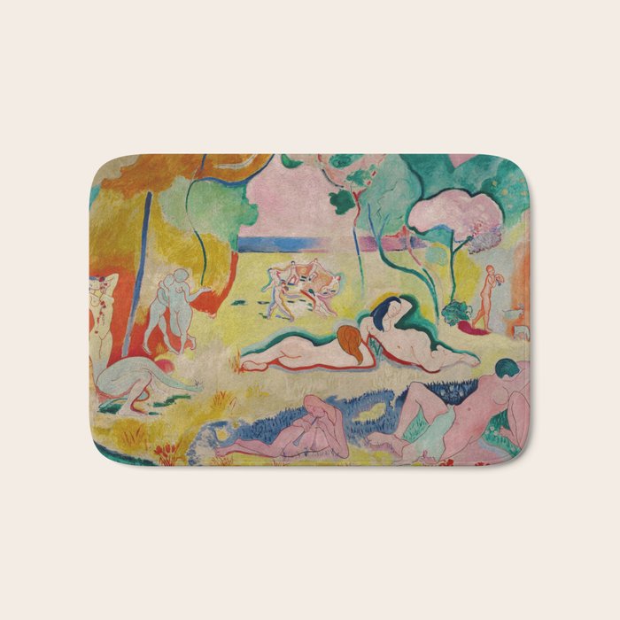 Henri Matisse - Le bonheur de vivre (The Joy of Life) Bath Mat Gallery Image 1