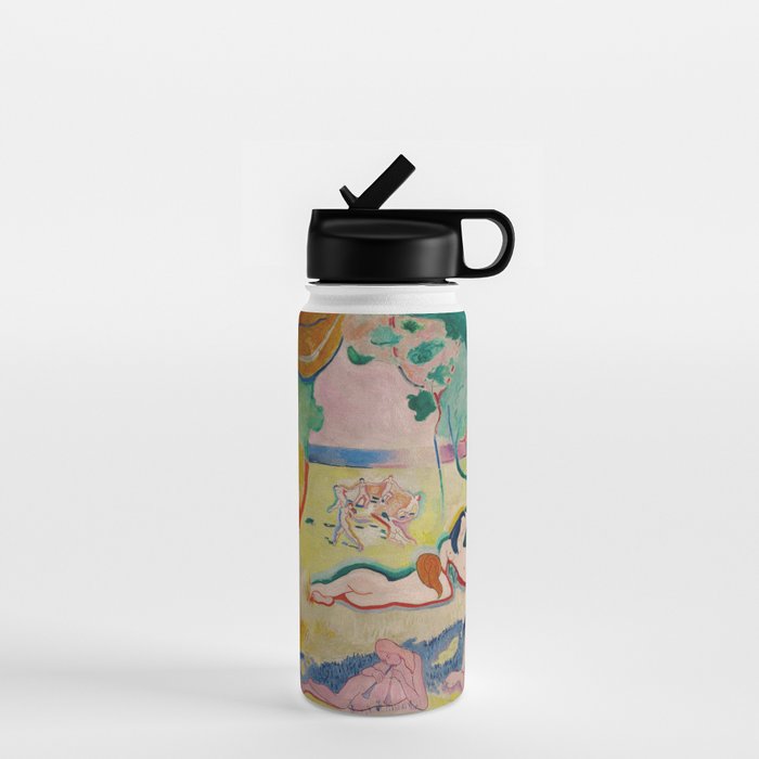 Henri Matisse - Le bonheur de vivre (The Joy of Life) Water Bottle Gallery Image 1