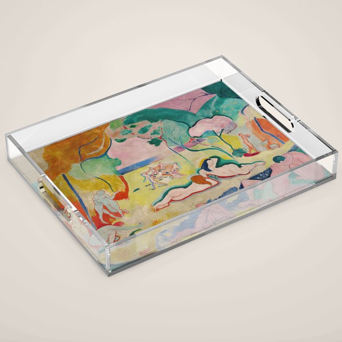 Henri Matisse - Le bonheur de vivre (The Joy of Life) Acrylic Tray Gallery Image 1