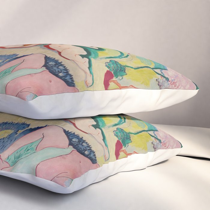 Henri Matisse - Le bonheur de vivre (The Joy of Life) Pillow Sham Gallery Image 3