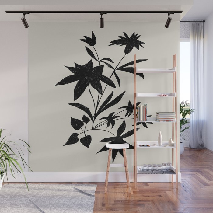 Fireworks Flowers  Wall Mural Gallery Image 1
