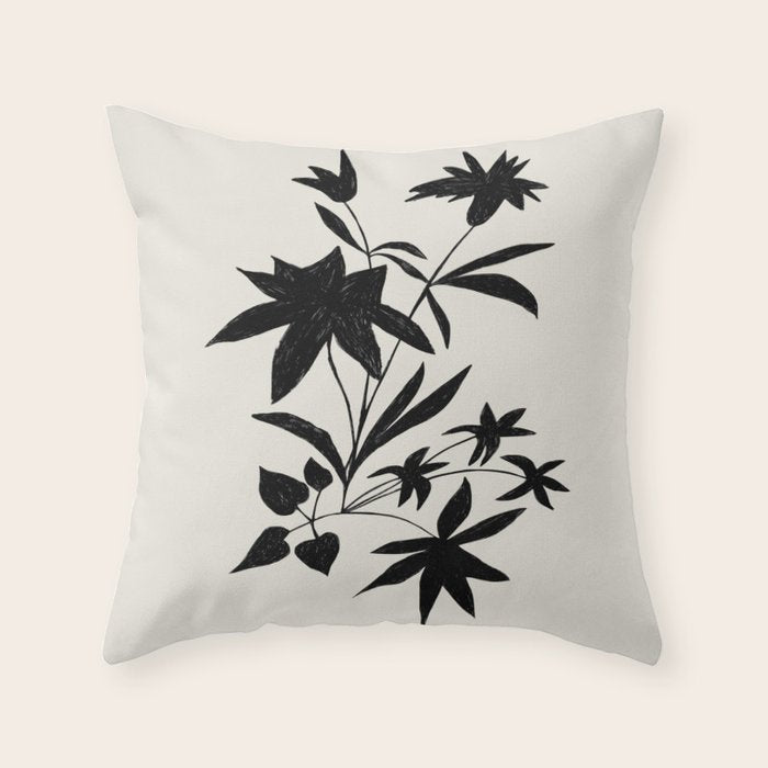 Fireworks Flowers  Throw Pillow Gallery Image 1