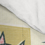 Retro Patchwork Tabbies ©studioxtine Comforter Gallery Image 4