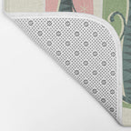 Retro Patchwork Tabbies ©studioxtine Bath Mat Gallery Image 2