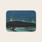 Tom Thomson Northern Lights Canadian Landscape Artist Bath Mat Gallery Image 1