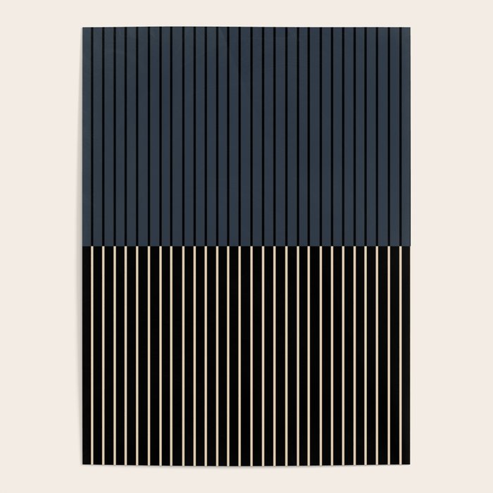 Color Block Lines XVII Poster Gallery Image 1