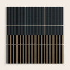 Color Block Lines XVII Wood Wall Art Gallery Image 1