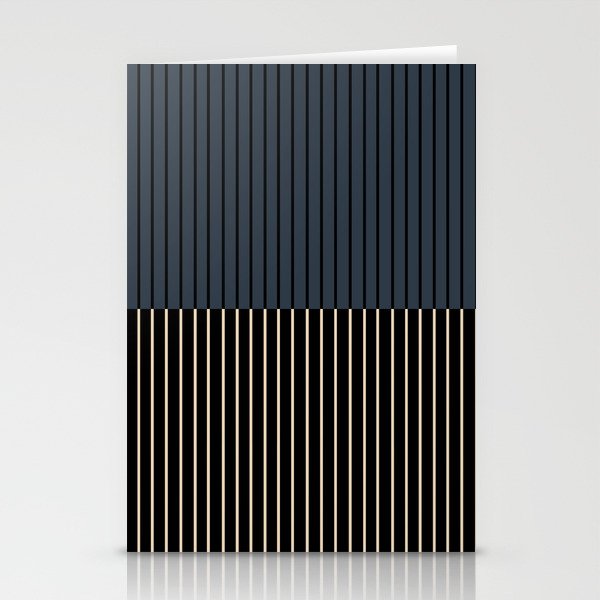 Color Block Lines XVII Stationery Card Gallery Image 2