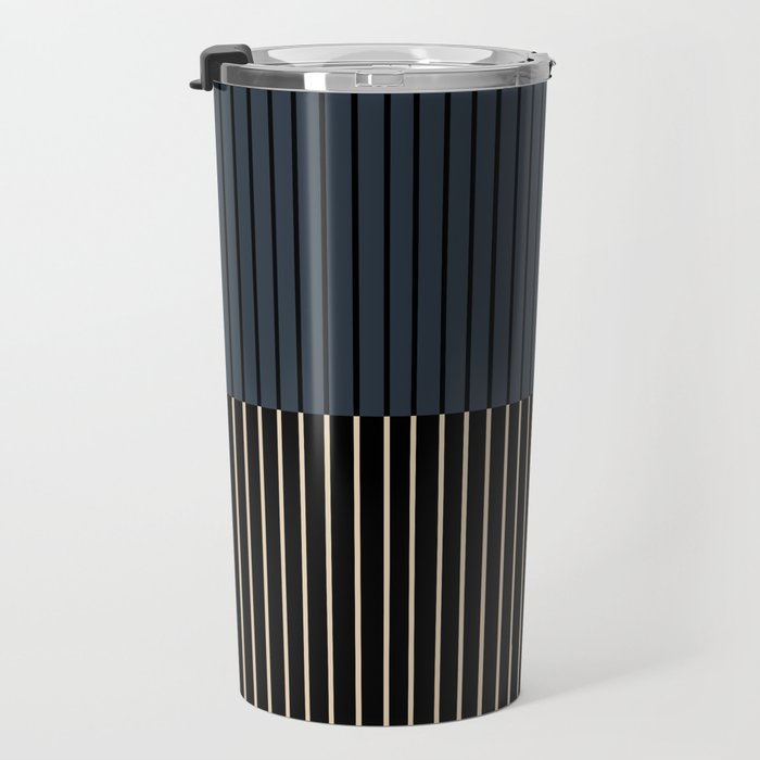 Color Block Lines XVII Travel Mug Gallery Image 3