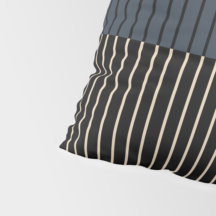 Color Block Lines XVII Pillow Sham Gallery Image 4