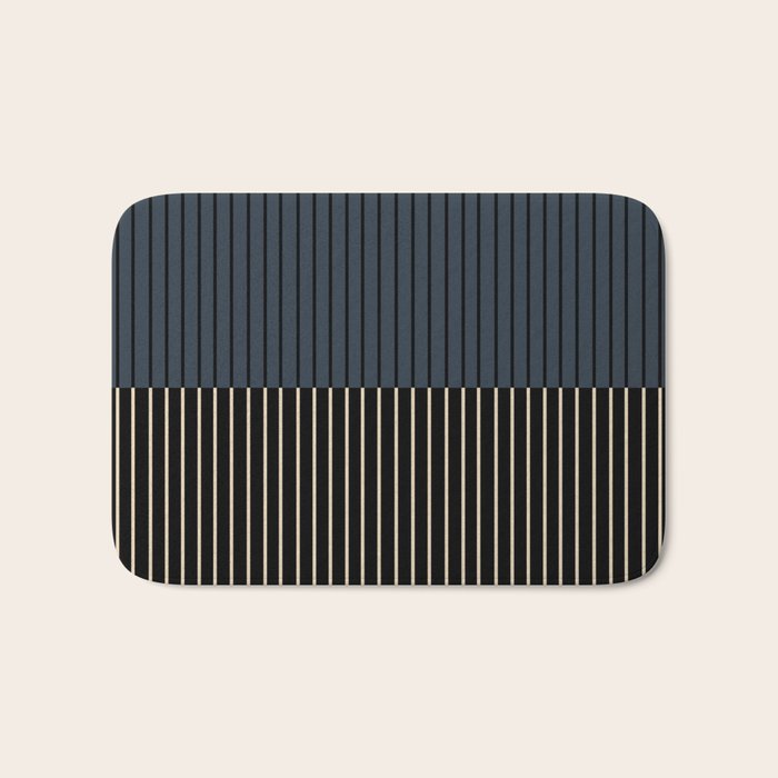Color Block Lines XVII Bath Mat Gallery Image 1