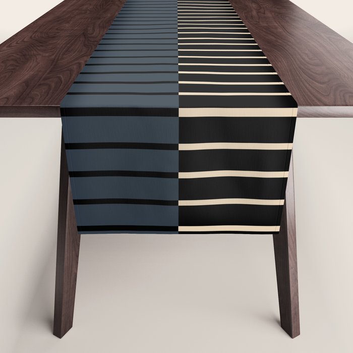 Color Block Lines XVII Table Runner Gallery Image 1