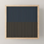 Color Block Lines XVII Mini Art Print Gallery Image 1