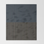 Color Block Lines XVII Throw Blanket Gallery Image 2