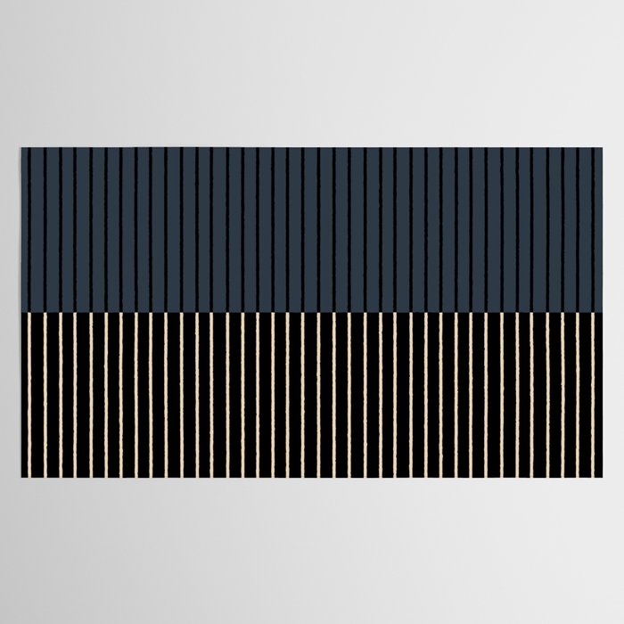 Color Block Lines XVII Tablecloth Gallery Image 2