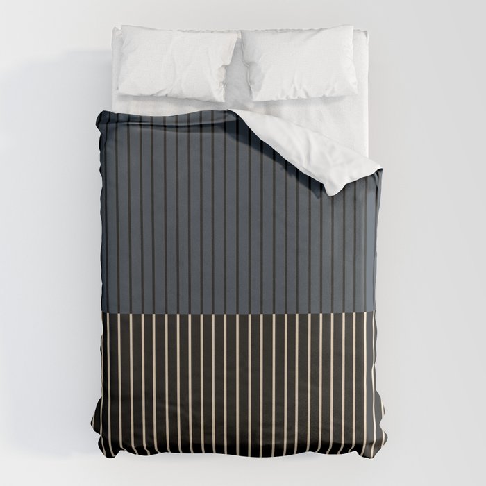 Color Block Lines XVII Duvet Cover Gallery Image 6