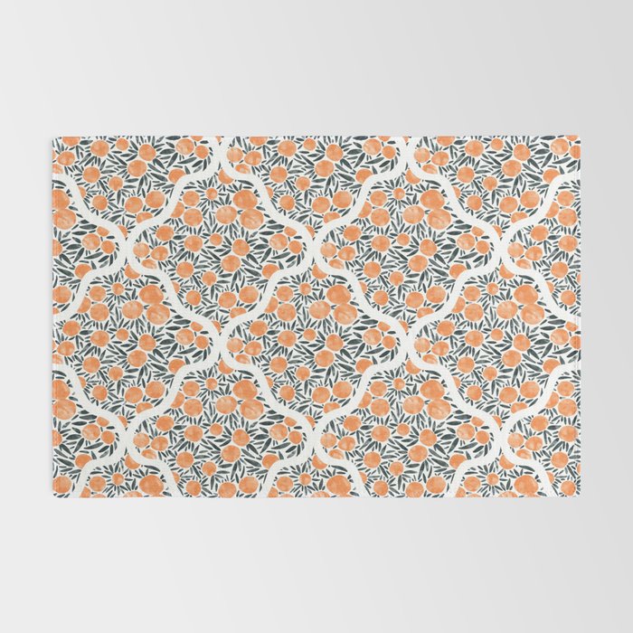Tangerine Lattice Dreams Rug Gallery Image 2