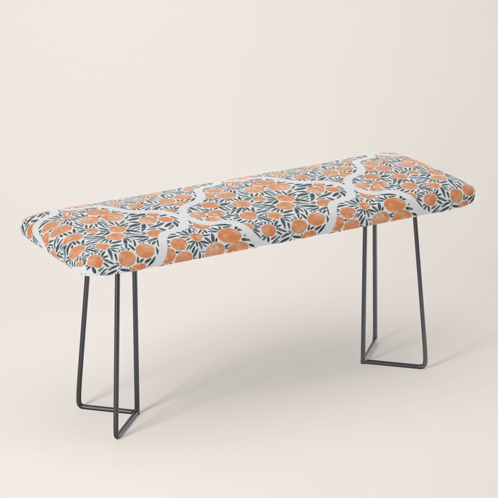 Tangerine Lattice Dreams Bench Gallery Image 1