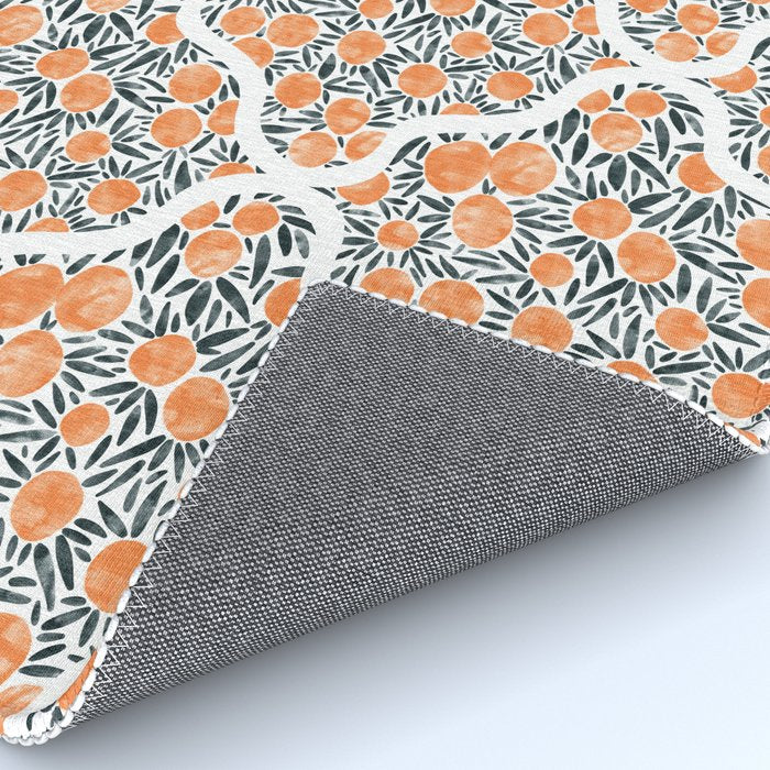 Tangerine Lattice Dreams Rug Gallery Image 4