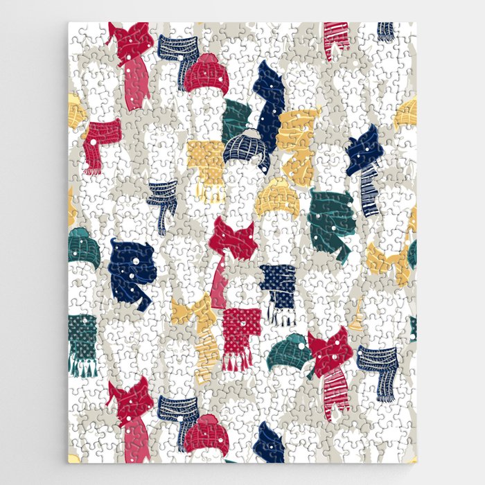 Happy llamas Christmas choir Jigsaw Puzzle Gallery Image 1