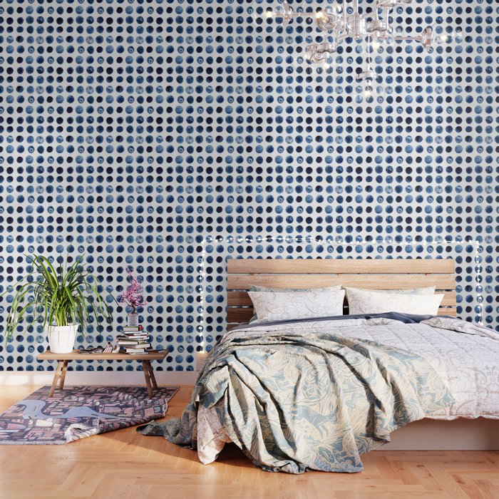 Blueberries | Watercolour Pattern Wallpaper Gallery Image 1