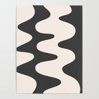 Retro Abstract Black White Poster Gallery Image 4