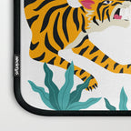 Tigers and tropical leaves. Laptop Sleeve Gallery Image 3