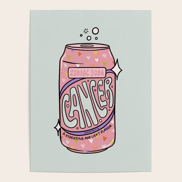 Cancer Zodiac Soda Poster Gallery Image 4