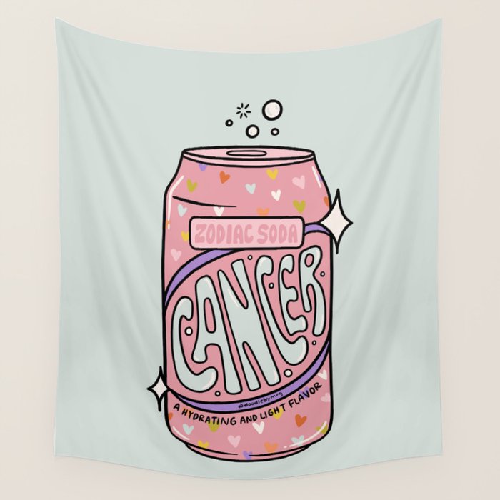 Cancer Zodiac Soda Wall Tapestry Gallery Image 4